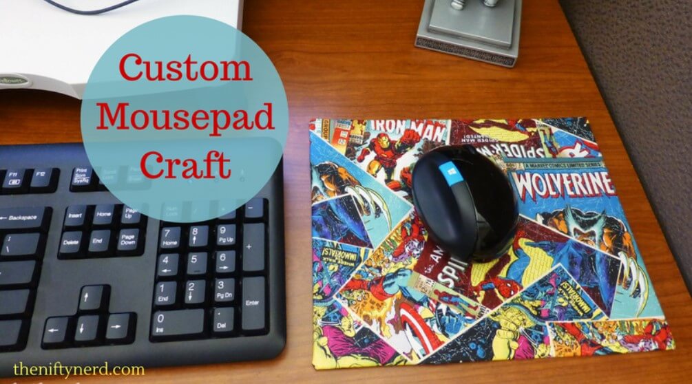 DIY Comic Book Custom Mouse Pad