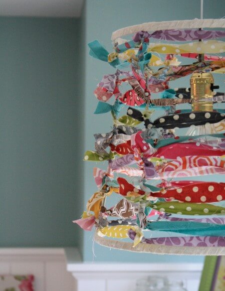 45 Creative DIY Lamp Shade Ideas to Brighten Your Decor – DIY Fabric Lamp Shade DIY Fabric Lamp Shade
