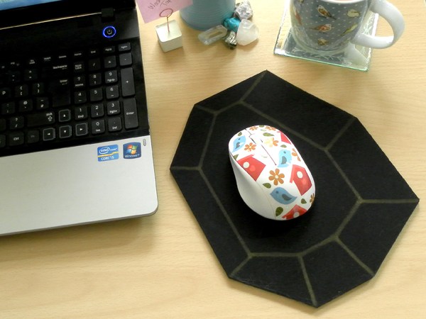 DIY Geometric Mouse Pad