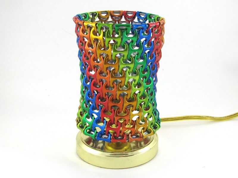 45 Creative DIY Lamp Shade Ideas to Brighten Your Decor – DIY Lamp Shade from Can Opener DIY Lamp Shade from Can Opener