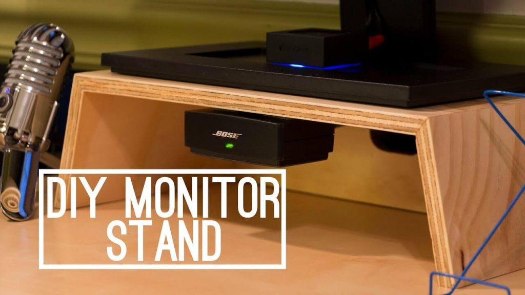 21 DIY Monitor Stand Ideas to Revamp Your Workspace – DIY Monitor Stand by ELMtree Production DIY Monitor Stand by ELMtree Production