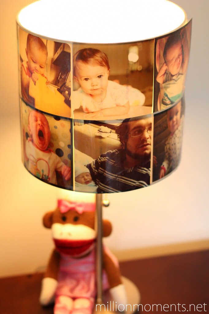 DIY Personal Photos Lamp Shade