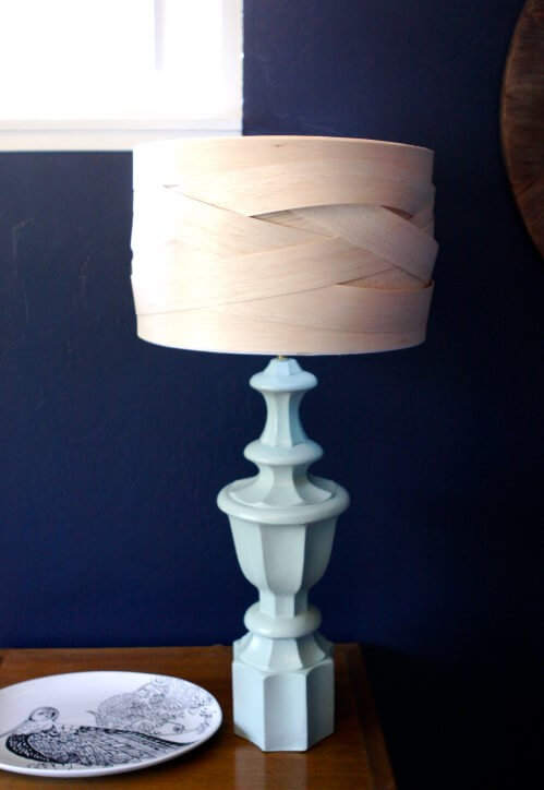 DIY Balsa Wood Lamp Shade