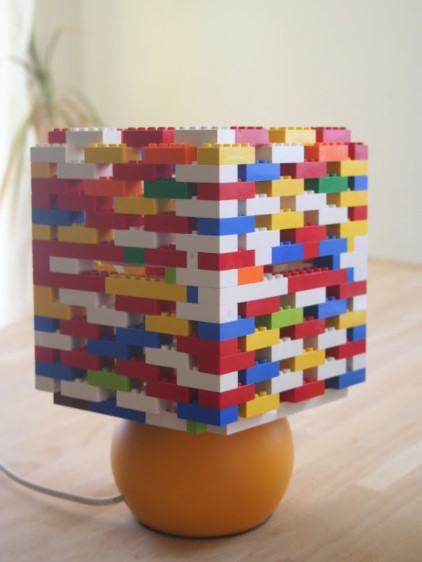 45 Creative DIY Lamp Shade Ideas to Brighten Your Decor – DIY LEGO Lampshade DIY LEGO Lampshade