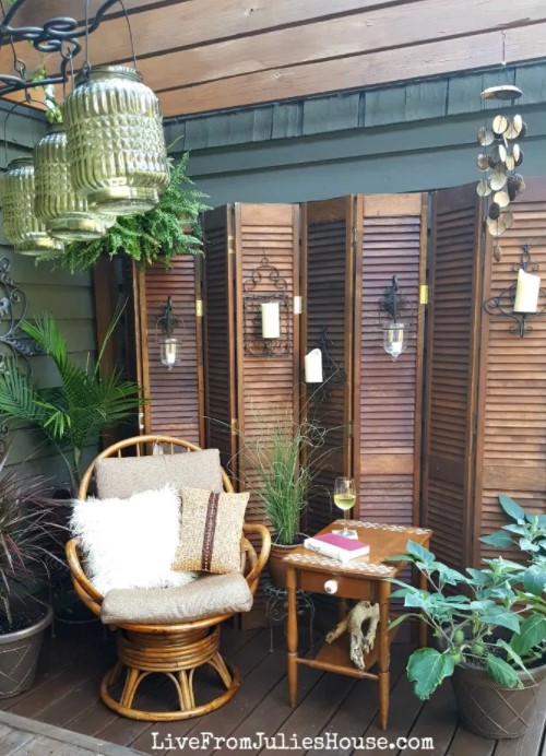 50 DIY Outdoor Privacy Screen Ideas with Free Plans – Boho Boho