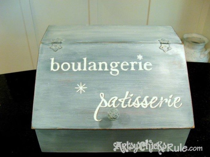 Chic Bread Box Makeover