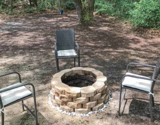 Concrete Paver Fire Pit