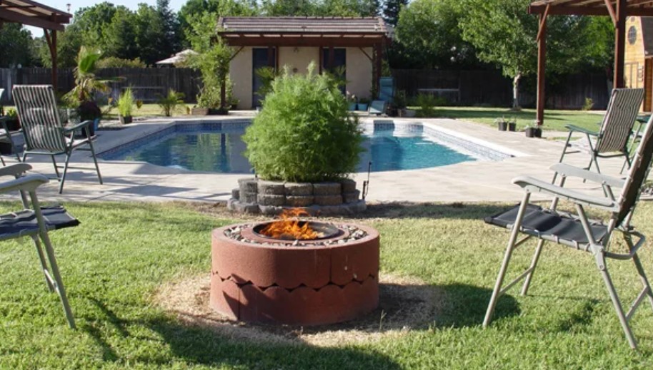 Concrete Tree Ring Fire Pit