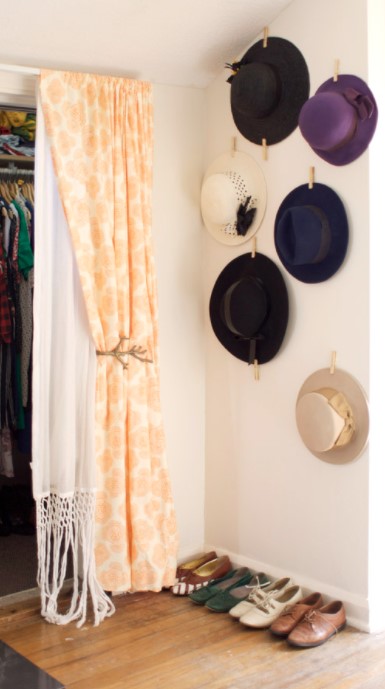 25 DIY Hat Rack Designs to Show Off Your Hat Collection – D.I.Y. WALL DECOR DISPLAY D.I.Y. WALL DECOR DISPLAY