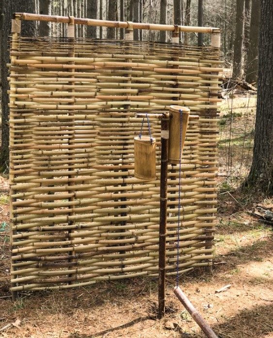 DIY Bamboo Privacy Screen