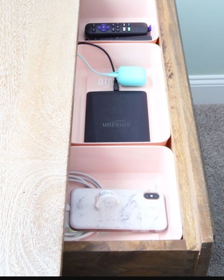 DIY CHARGING STATION IN A NIGHTSTAND