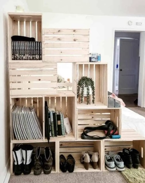 47 DIY Bookshelf Ideas That Will Redefine Your Reading Space – DIY Crate Bookshelf for 100 DIY Crate Bookshelf for 100
