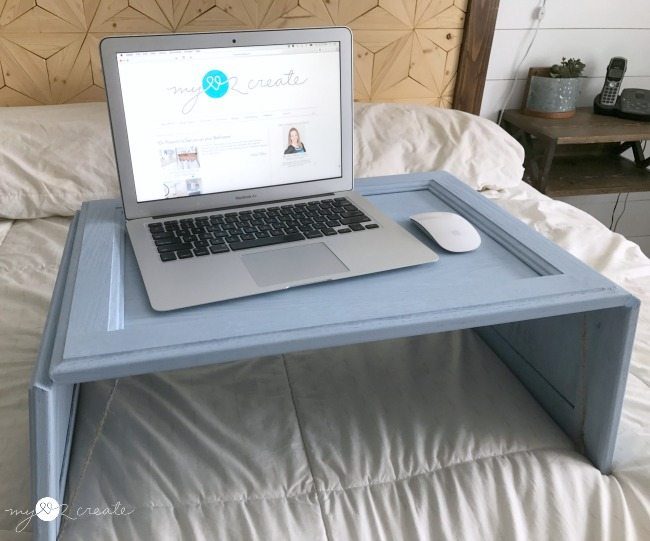 25 DIY Lap Desk Ideas to Supercharge Your Productivity – DIY Lap Desk from Old Cupboard DIY Lap Desk from Old Cupboard