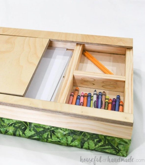 DIY Lap Desk with Storage