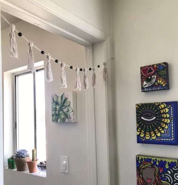 DIY Mini Tassel Garland