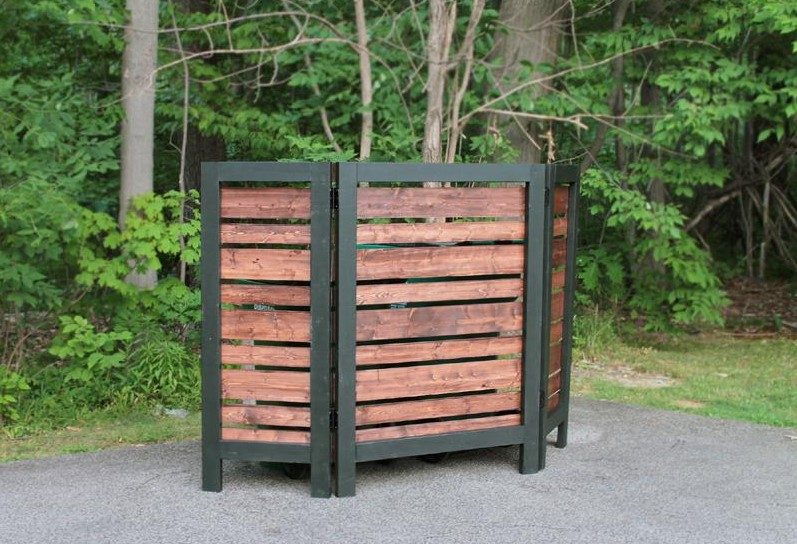 50 DIY Outdoor Privacy Screen Ideas with Free Plans – DIY Modern Privacy Screen DIY Modern Privacy Screen