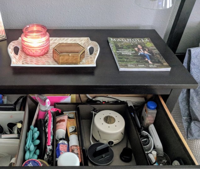 DIY Nightstand Charging Station