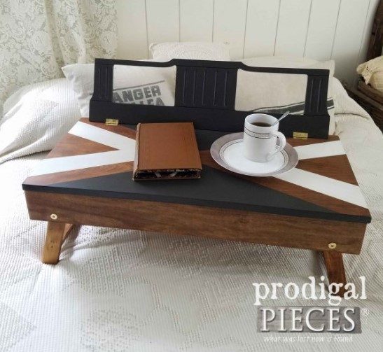 25 DIY Lap Desk Ideas to Supercharge Your Productivity – DIY Piano Bench Lap Desk DIY Piano Bench Lap Desk