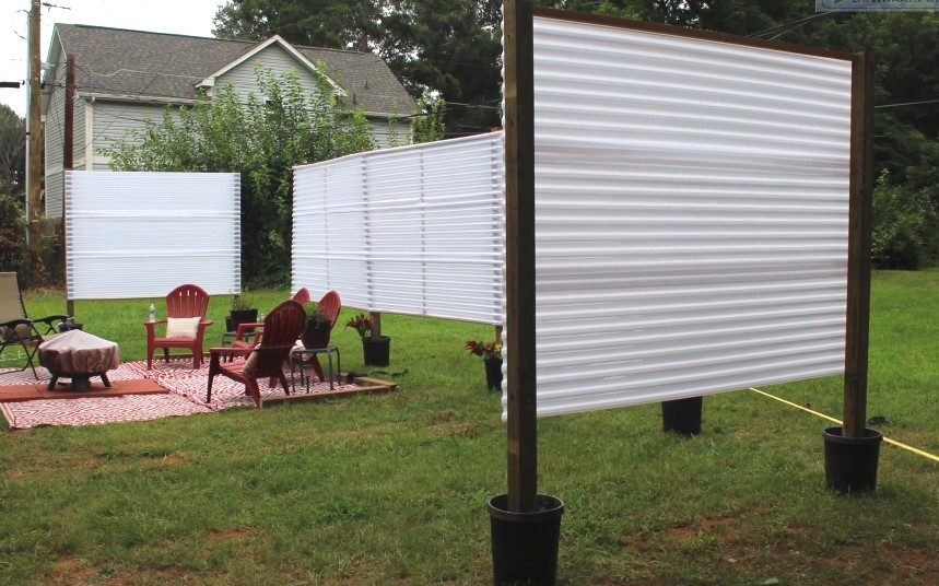 50 DIY Outdoor Privacy Screen Ideas with Free Plans – DIY Portable Privacy Screen DIY Portable Privacy Screen