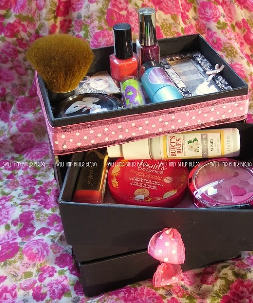 DIY Storage Drawers Using Beauty Box for Makeup