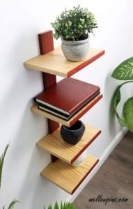 bookshelf mellowpine