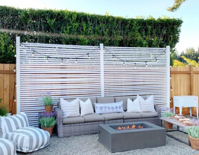50 DIY Outdoor Privacy Screen Ideas with Free Plans – Easy DIY Privacy Fence Easy DIY Privacy Fence