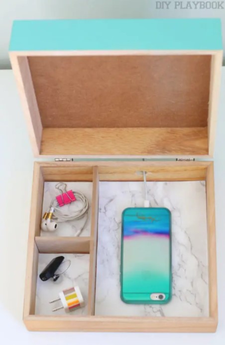 27 DIY Charging Station Ideas for a Tidy Workspace – Easy and Stylish Organizing 1 box 2 ways Easy and Stylish Organizing 1 box 2 ways