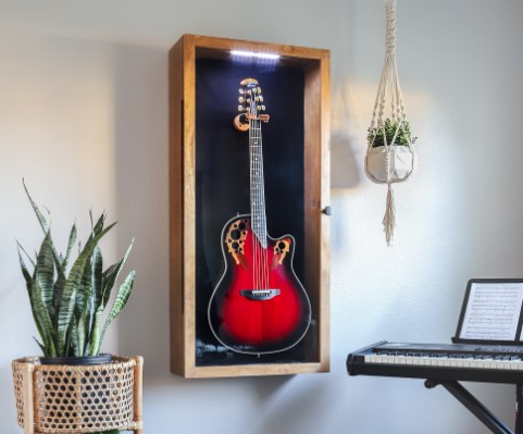 25 DIY Display Case Ideas to Show Your Favorite Stuff – GUITAR DISPLAY CASE GUITAR DISPLAY CASE