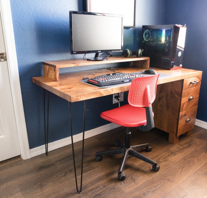 25 Best DIY Computer Desk Ideas (with Free Plans) – Gaming Computer Desk Gaming Computer Desk
