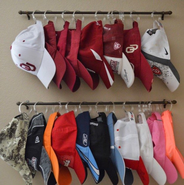 Hang Your Hats with Curtain Rings