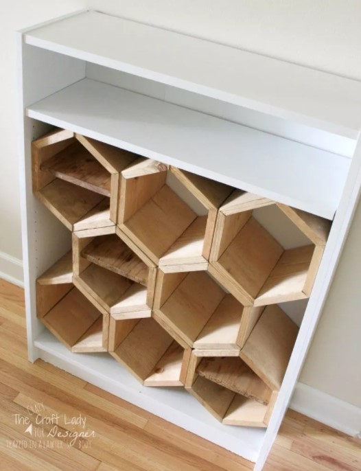 27 DIY Shoe Rack Designs for Your Stunning Shoe Collection – Hexagon DIY Shoe Rack Hexagon DIY Shoe Rack