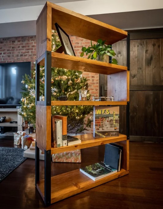 Industrial Book display case