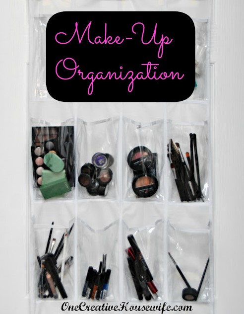 Make Up Organization using Shoe Organization
