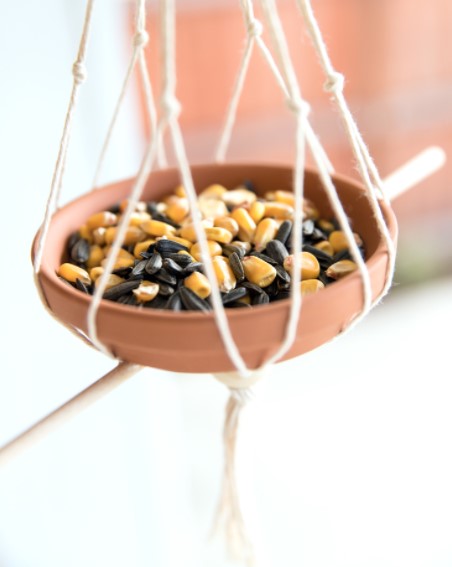 Simple Modern Bird Feeder DIY