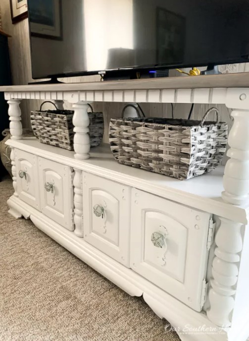 TV Console Makeover