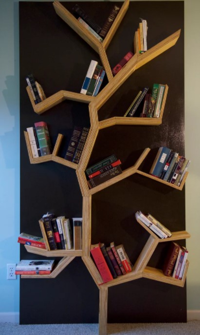 Tree Bookshelf DIY