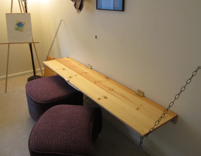 25 Best DIY Computer Desk Ideas (with Free Plans) – Wall mounted Work Desk Wall mounted Work Desk