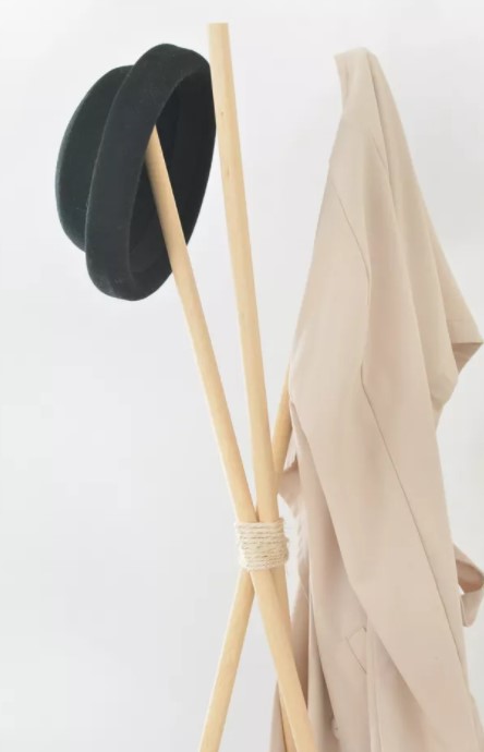 a Teepee Hat and Coat Rack