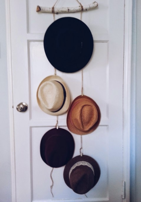 diy hat hanger