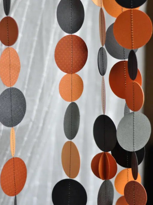 halloween paper garland