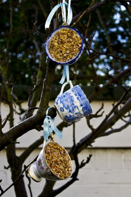 25 DIY Bird Feeder Ideas to Create a Bird-Friendly Backyard – vintage teacup bird feeders vintage teacup bird feeders