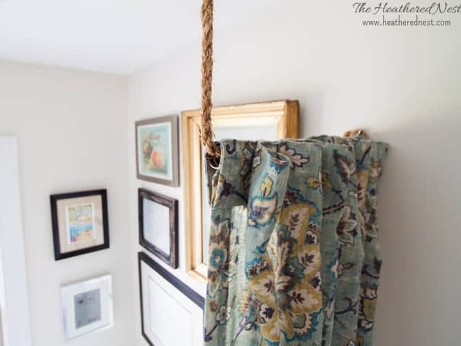 10 Minute DIY Curtain Rod