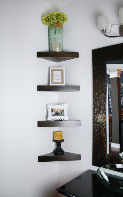 40 DIY Corner Shelves Ideas to Fix Your Awkward Corner – A Corner Shelf In 7 Minutes A Corner Shelf In 7 Minutes
