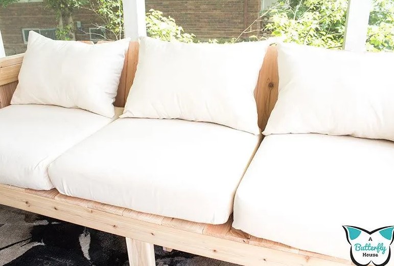 Cheap DIY Outdoor Cushions