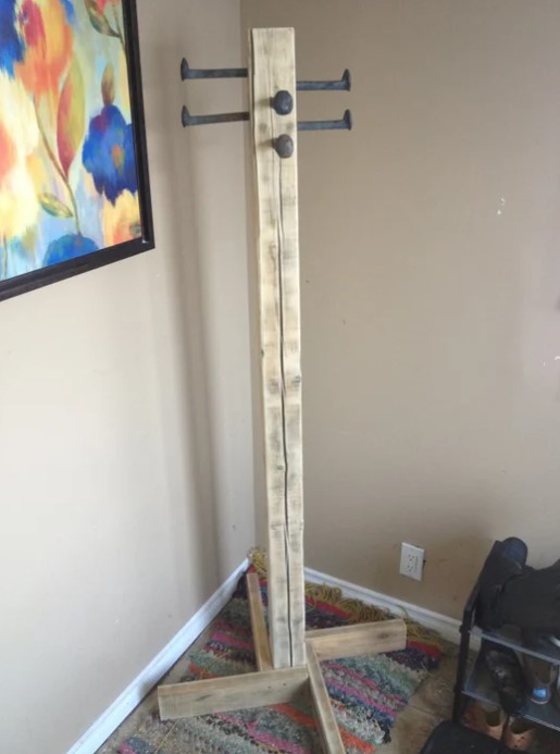 Coat Rack Out of Scrap