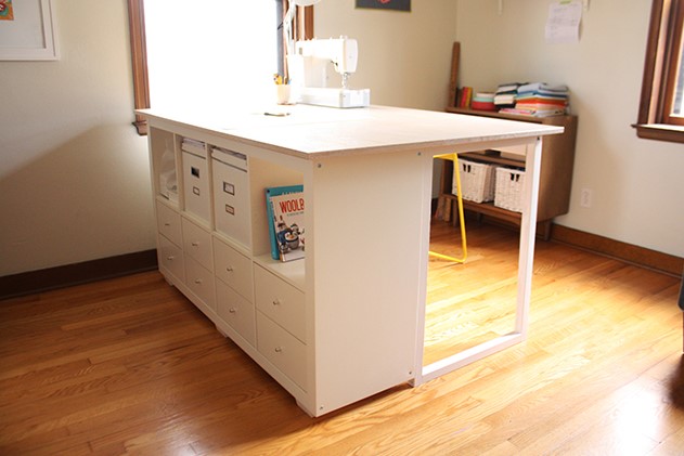 Custom DIY Sewing Cutting Table