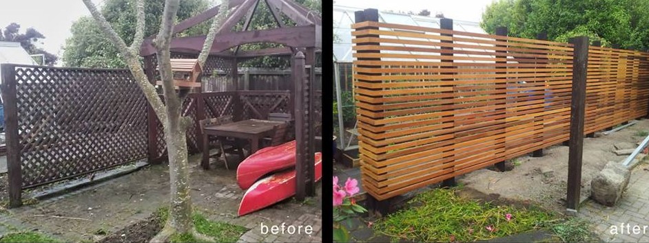 DIY Cedar Fence