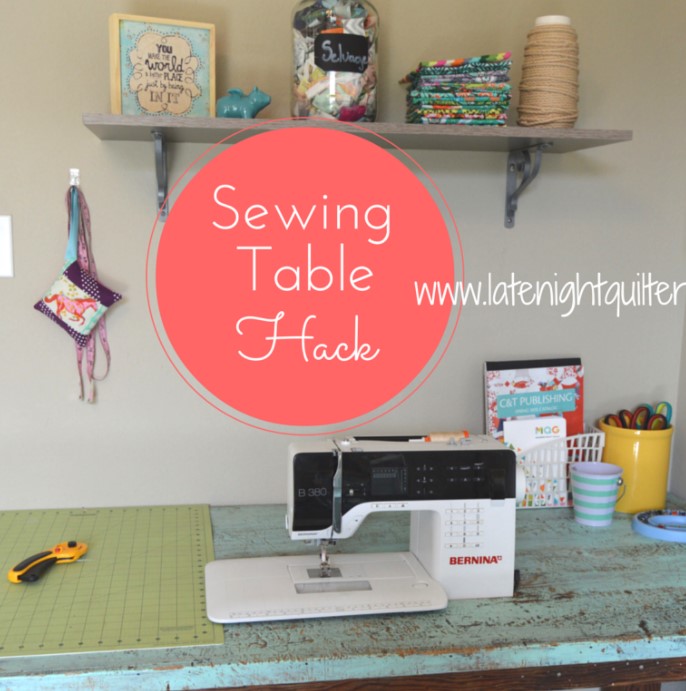 25 DIY Sewing Table Ideas to Spice Up Your Crafting Journey – DIY Drop In Sewing Table Hack DIY Drop In Sewing Table Hack