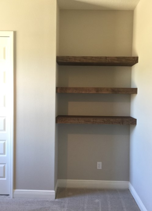 DIY Floating Shelves 5