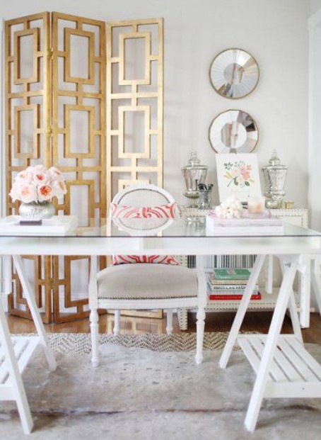 25 Functional DIY Room Divider Ideas with Free Plans – DIY GEOMETRIC FRETWORK SCREEN DIY GEOMETRIC FRETWORK SCREEN